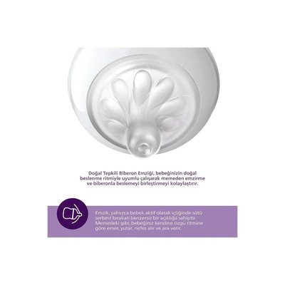 Philips Avent Natural Response 2'li Biberon Emziği 3 Numara 1 Ay