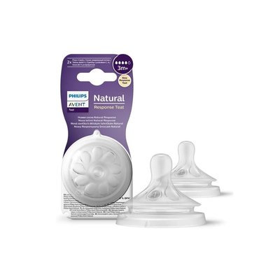 Philips Avent Natural Response 2'li Biberon Emziği 4 Numara 3 Ay+