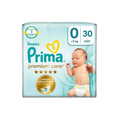 Prima Bebek Bezi Premium Care 0 Numara 30 Adet