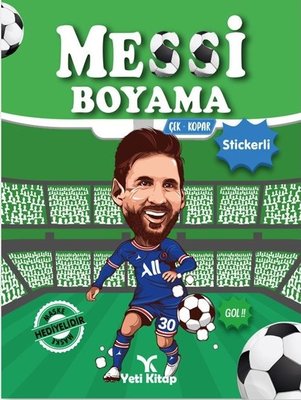 Messi Boyama - Çek Kopar Stickerli