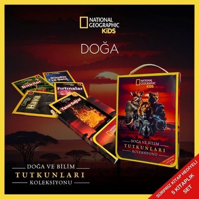 National Geographic Kids - Doğa Seti - 5 Kitap Takım - Doğa ve Bilim Tutkunları Koleksiyonu