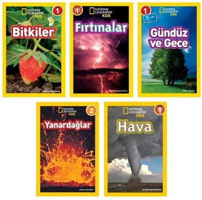 National Geographic Kids - Doğa Seti - 5 Kitap Takım - Doğa ve Bilim Tutkunları Koleksiyonu