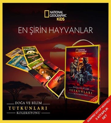 National Geographic Kids - En Şirin Hayvanlar Seti - 5 Kitap Takım - Doğa ve Bilim Tutkunları Koleks