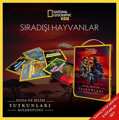 National Geographic Kids - Sıradışı Hayvanlar Seti - 5 Kitap Takım - Doğa ve Bilim Tutkunları Koleks