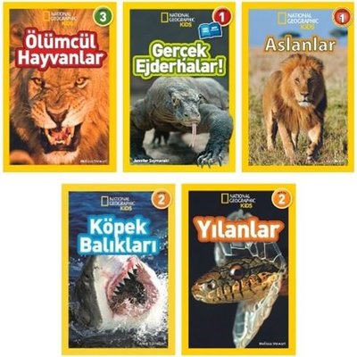 National Geographic Kids - Ölümcül Hayvanlar Seti - 5 Kitap Takım