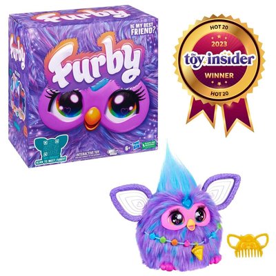 Furby Mor Interaktif Peluş F6743