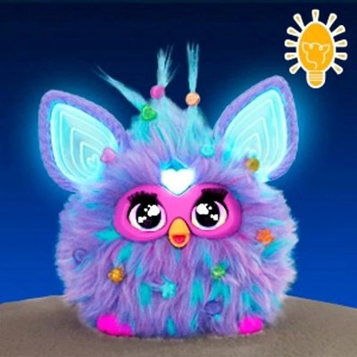 Furby Mor Interaktif Peluş F6743