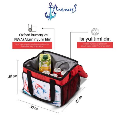 Anemoss Fenerci Kız Isı Yalıtımlı Çanta Kırmızı