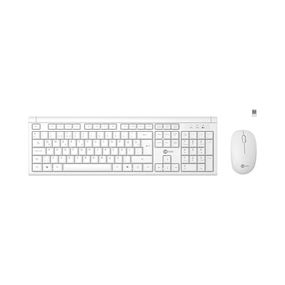 Lenovo Lecoo KW200 Kablosuz Türkçe Q Klavye & Mouse Set Beyaz