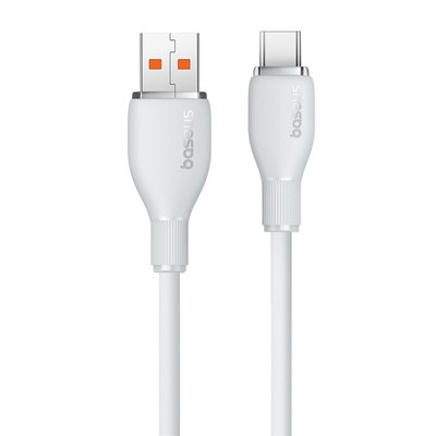 Baseus Pudding Hızlı Şarj Özellikli USB Type-C 100W Kablo 1.2m. Beyaz