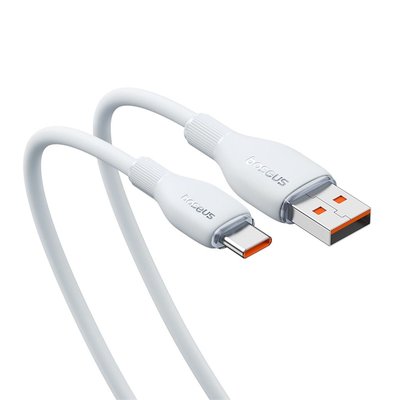 Baseus Pudding Hızlı Şarj Özellikli USB Type-C 100W Kablo 1.2m. Beyaz