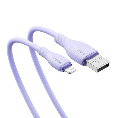 Baseus Pudding 1.2 m Mor USB to Lightning Hızlı Şarj Kablosu