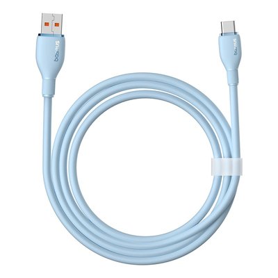 Baseus Pudding Hızlı Şarj Özellikli USB Type-C 100W Kablo 1.2m. Mavi