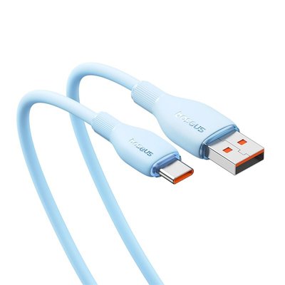 Baseus Pudding Hızlı Şarj Özellikli USB Type-C 100W Kablo 1.2m. Mavi