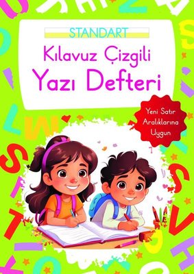 Kılavuz Çizgili Yazı Defteri Büyük Boy - Yeşil