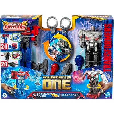 Transformers One Optimus Prime vs Megatron Robot Battlers Aksiyon 2'li Figür Seti