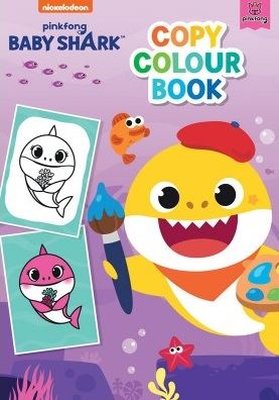 Baby Shark Copy Colour Book