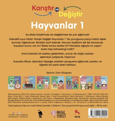 Karıştır ve Değiştir - Hayvanlar 1