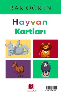 Hayvan Kartları - Bak Öğren - İlk Bilgilerim