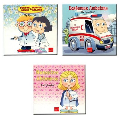 Doktor Abimiz - Doktor Ablamız Sağlık Seti - 4 Kitap Takım