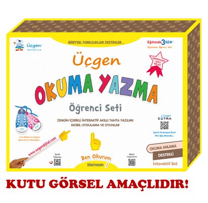 1. Sınıf Üçgen Okuma Yazma Öğrenci Seti