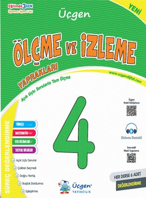 4. Sınıf Süreç ve Ölçme Değerlendirme Sınav Kitabı Her Ders için 6 Sınav Tam Ölçme Yaprakları