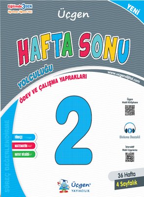 2. Sınıf Hafta Sonu Ödev ve Çalışma Yaprakları 36 Hafta