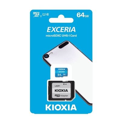Kioxia Exceria MicroSD 64 GB UHS1
