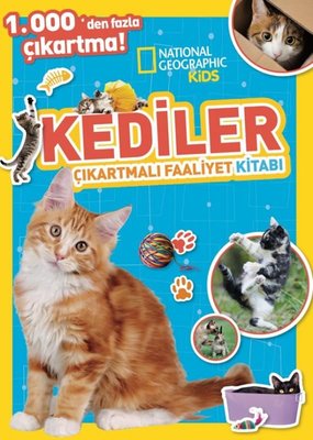 National Geographic Kids - Kediler Çıkartmalı Faaliyet Kitabı