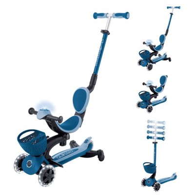 Globber Go Up Baby 360 Işıklı Scooter Pastel Mavi