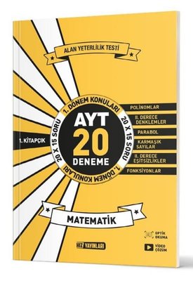 AYT Matematik 20'li İlk Dönem Deneme 1. Kitap