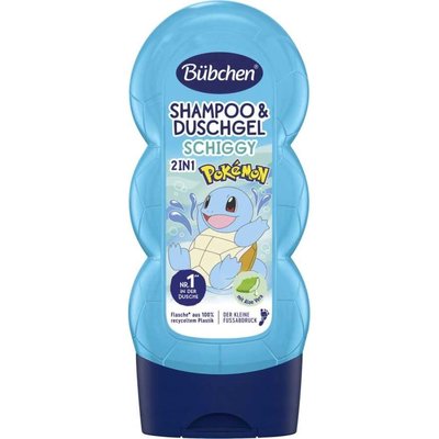 Bübchen Çocuk Şampuan&Duş Jeli 2 in 1 Pokemon Schiggy 230 ml 