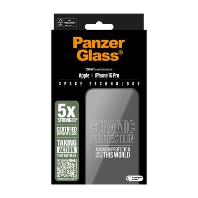 PanzerGlass iPhone 16 Pro Seramik UWF Ekran Koruyucu