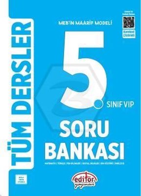 5. Sınıf VIP Tüm Dersler Soru Bankası