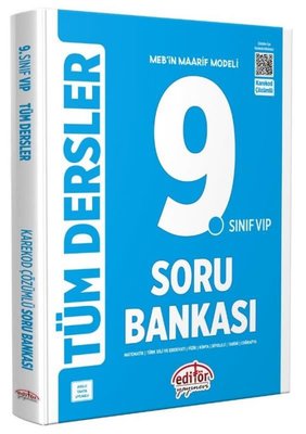 9. Sınıf VIP Tüm Dersler Soru Bankası - Mavi Kitap