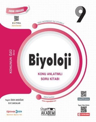 9. Sınıf Konunun Özü - Biyoloji Konu Anlatımlı Soru Kitabı