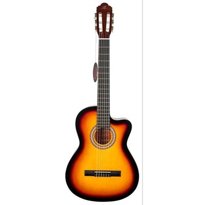 Barcelona LC 3900 CSB / Cutaway Klasik Gitar - Sunburst Renk