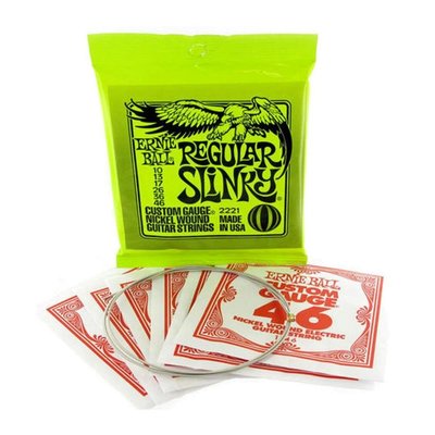 Ernie Ball P02221 Regular Slinky Nickel 10-46 Elektro Gitar Teli