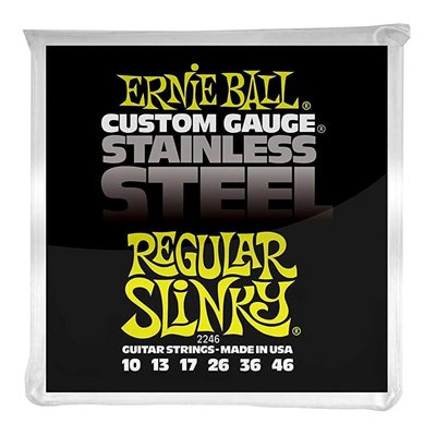 Ernie Ball P02246 Stainless Steel Regular Slinky 10-46 Elektro Gitar Teli