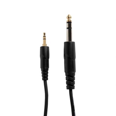 Kozmos KCL-231-3M / 3.5 mm TRS (E) - 1/4 TRS (E) Stereo 3 Mt