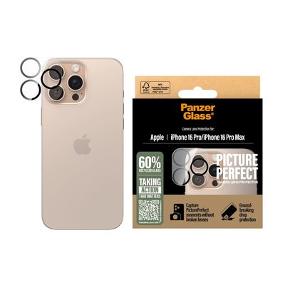 PanzerGlass® iPhone 16 Pro/16 Pro Max, PicturePerfect, Kamera Koruyucu