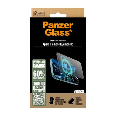 PanzerGlass® iPhone 16, Gaming, UWF, Ekran Koruyucu