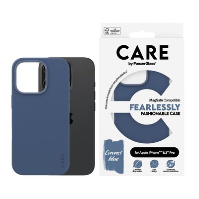 PanzerGlass Care by iPhone 16 Pro, Fashionable MagSafe, Mavi, Kılıf