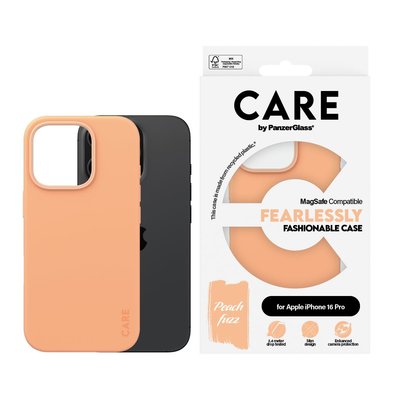 PanzerGlass Care by iPhone 16 Pro, Fashionable MagSafe, Turuncu, Kılıf