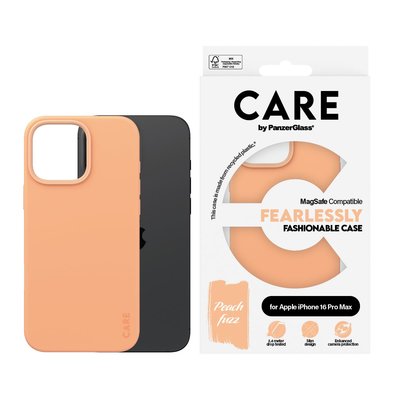 PanzerGlass Care by iPhone 16 Pro Max, Fashionable MagSafe, Turuncu, Kılıf