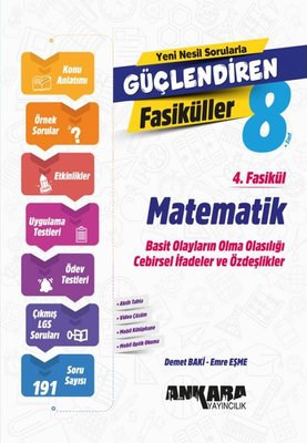 8. Sınıf Matematik Güçlendiren 4. Fasikül