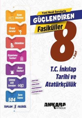 8. Sınıf T.C. İnkılap Tarihi ve Atatürkçülük Güçlendiren SET Fasiküller