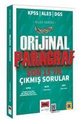 2025 KPSS ALES DGS Klas Serisi Orijinal Paragraf Son 15 Yıl Çıkmış Sorular