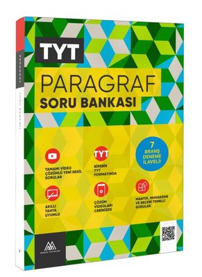 TYT Paragraf Soru Bankası - 7 Branş Deneme İlaveli!