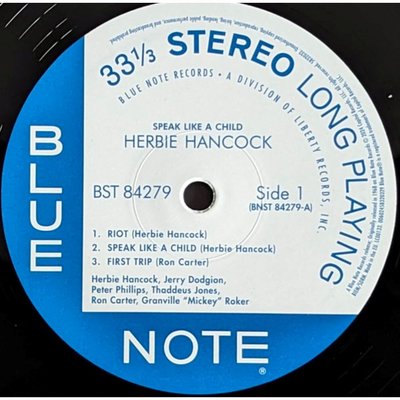 Herbie Hancock Speak Like A Child (Blue Note Class Plak 